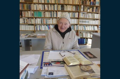 Père Jean Pierre, un des deux qui avaient échappé à l'enlèvement et le seul qui reste en vie