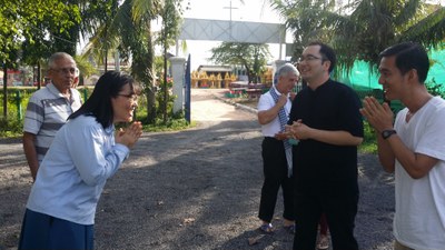 Visite de Monseigneur Kyke