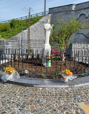 La statue dans sa nouvelle splendeur