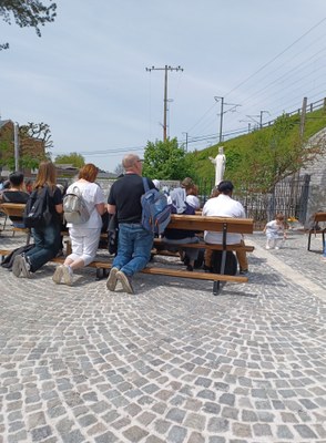 Les groupes de pèlerins