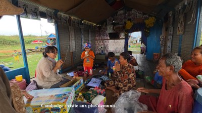 Cambodge Visite aux plus démunis