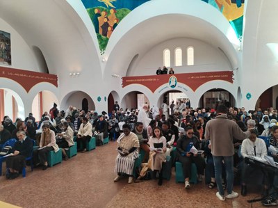 Messe d'action de grâces à Santa Cruz   Assemblée