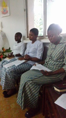 Entrée au postulat au Congo